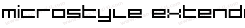 Microstyle Extended字体转换